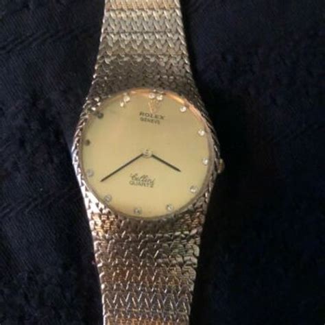 vintage rolex geneve cellini watch.